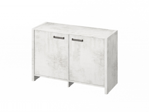 Тумба двухсекционная FB-12-02.D Хромикс белый Тумба двухсекционная FB-12-02.D Хромикс белый