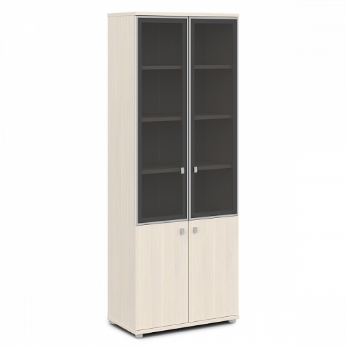 Шкаф со стеклом в алюминиевом профиле V-614 Шкаф со стеклом в алюминиевом профиле V-614