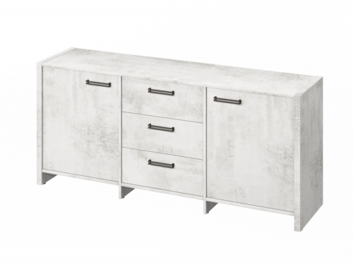 Тумба трехсекционная FB-13-01.D Хромикс белый Тумба трехсекционная FB-13-01.D Хромикс белый