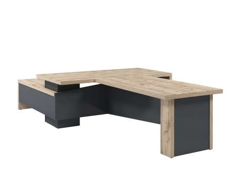 Стол руководителя с опорной тумбой Т-920.0000ПР с брифингом Стол руководителя с опорной тумбой Т-920.0000ПР с брифингом