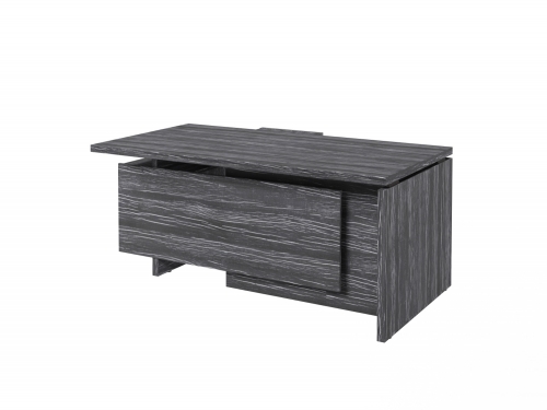 Стол с опорной тумбой FB-117R.DD Древесина Графит Стол с опорной тумбой FB-117R.DD Древесина Графит