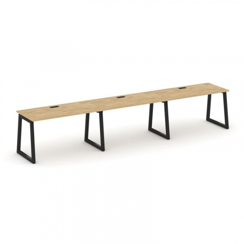 Style Project Рабочая станция 1 сторон. SN-5T1.ORS-043 Акация Лорка/Металл Антрацит/Заглушка Пластик Style Project Рабочая станция 1 сторон. SN-5T1.ORS-043 Акация Лорка/Металл Антрацит/Заглушка Пластик