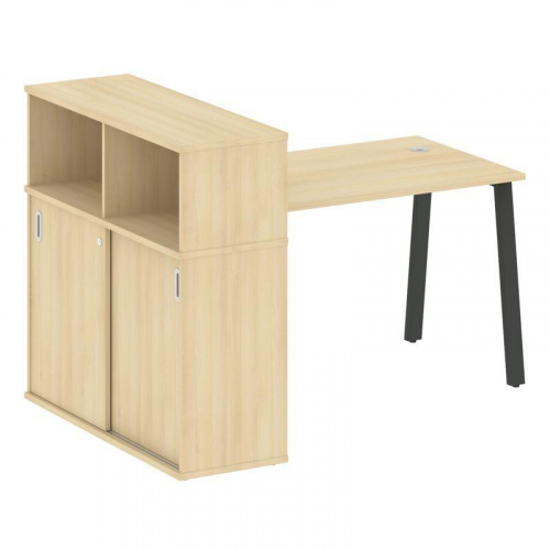 Стол письменный с шкафом-купе на А-обр. м/к Metal System БА.РС-СШК-3.2 фото 3 Стол письменный с шкафом-купе на А-обр. м/к Metal System БА.РС-СШК-3.2 фото 3