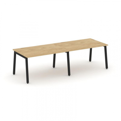 Style Project Стол переговорный SN-5A.SPRG-014.3 Тиквуд Светлый/Металл Антрацит 3160*980*750 фото 6 Style Project Стол переговорный SN-5A.SPRG-014.3 Тиквуд Светлый/Металл Антрацит 3160*980*750 фото 6