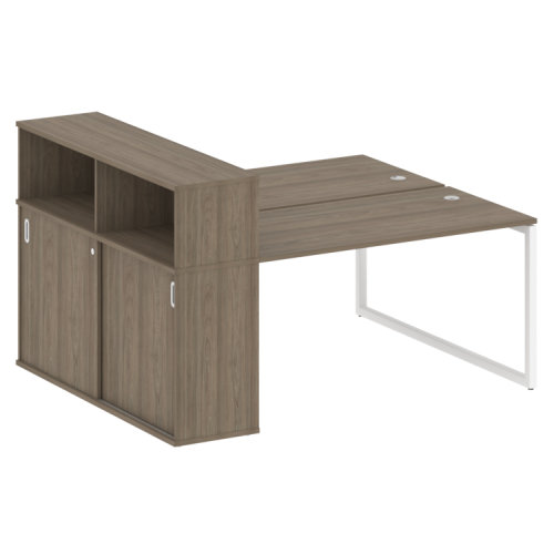 Бенч-система с шкафом-купе на О-обр. м/к Metal System Quattro 40БО.РС-СШК-2.3 фото 2