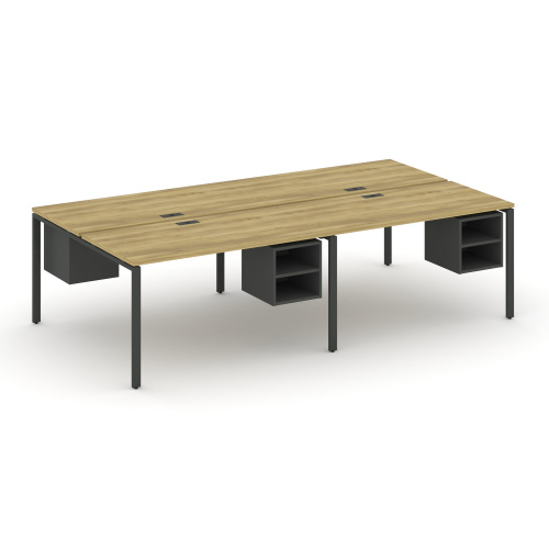 Бенч-система на 4 места с подвесными тумбами Concept CN.DRS-126 фото 3 Бенч-система на 4 места с подвесными тумбами Concept CN.DRS-126 фото 3