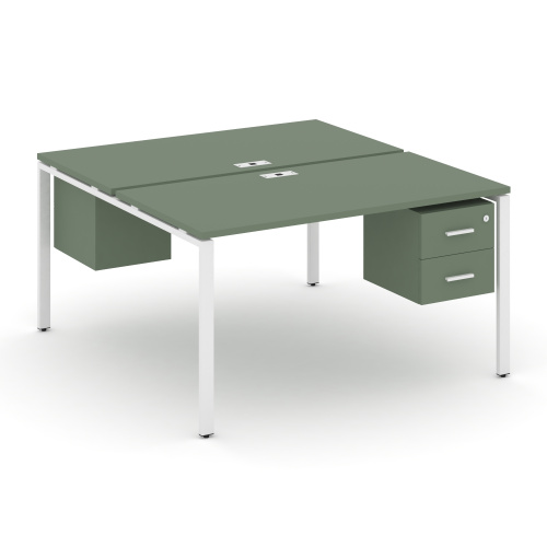 Бенч-система на 2 места с подвесными тумбами Concept CN.DRS-113 Бенч-система на 2 места с подвесными тумбами Concept CN.DRS-113