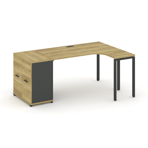 Стол эргономичный с опорным распашным шкафом Concept CN.SA-209(R) Стол эргономичный с опорным распашным шкафом Concept CN.SA-209(R)