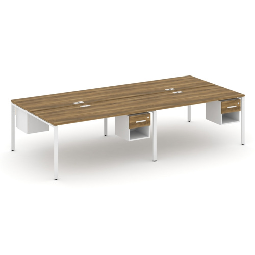 Бенч-система на 4 места с подвесными тумбами Concept CN.DRS-140 фото 8