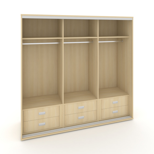 Корпус 3-х секционного шкафа низкого L=1619мм Maris SH.K3-1.2 K4 Корпус 3-х секционного шкафа низкого L=1619мм Maris SH.K3-1.2 K4