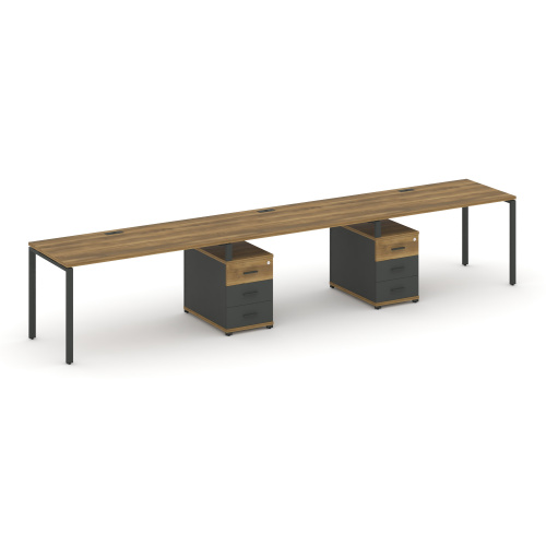 Бенч-система на 3 места с 2 опорными тумбами Concept CN.ORS-334 Бенч-система на 3 места с 2 опорными тумбами Concept CN.ORS-334