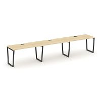 Style Project Рабочая станция 1 сторон. SN-4T2.ORS-053 Акация Лорка/Металл Антрацит/Заглушка Пластик