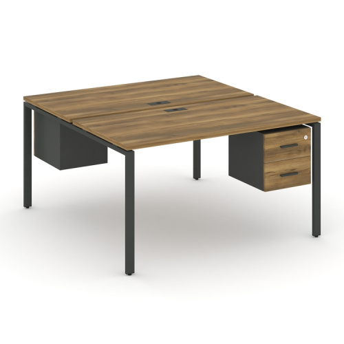 Бенч-система на 2 места с подвесными тумбами Concept CN.DRS-113 Бенч-система на 2 места с подвесными тумбами Concept CN.DRS-113