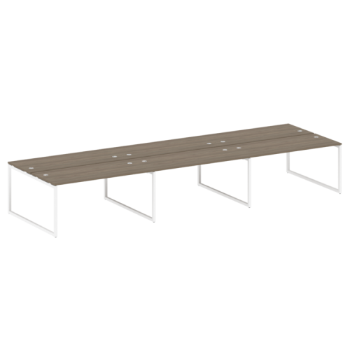 Бенч-система на 6 рабочих мест на О-обр. м/к Metal System Quattro 40БО.СМ-6.4 фото 3