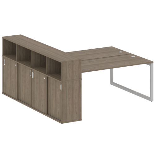 Бенч-система с шкафом-купе на О-обр. м/к Metal System Quattro 50БО.РС-СШК-4.5 фото 2 Бенч-система с шкафом-купе на О-обр. м/к Metal System Quattro 50БО.РС-СШК-4.5 фото 2