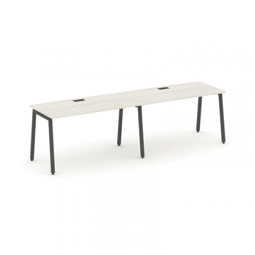 Style Project Рабочая станция 1 сторон. SN-4A.ORS-011 Тиквуд Светлый/Металл Белый 1960*700*750 фото 19