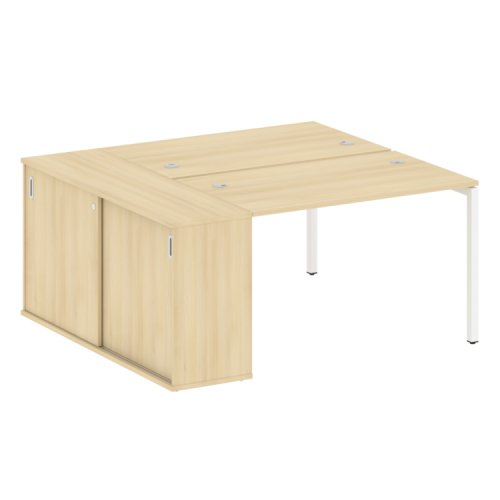 Бенч-система с шкафом-купе на П-обр. м/к Metal System Quattro 40БП.РС-СШК-1.2 фото 10