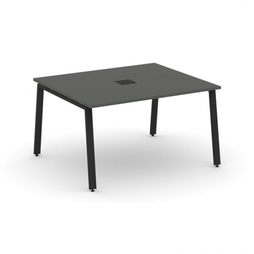 Style Project Стол переговорный SN-6A.SPRG-034 Вяз Благородный/Металл Антрацит 1580*1180*750 фото 5