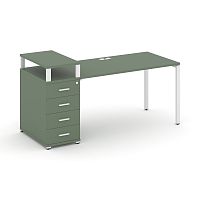 Стол офисный с опорной тумбой Concept CN.SP-410