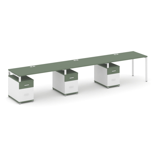 Бенч-система на 3 места с 3 опорными тумбами Concept CN.ORS-348 фото 5 Бенч-система на 3 места с 3 опорными тумбами Concept CN.ORS-348 фото 5