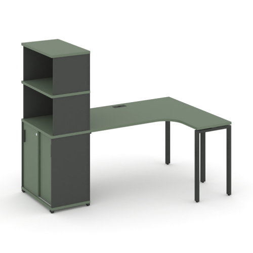 Стол эргономичный с опорным шкафом-купе Concept CN.SA-222(R) Стол эргономичный с опорным шкафом-купе Concept CN.SA-222(R)