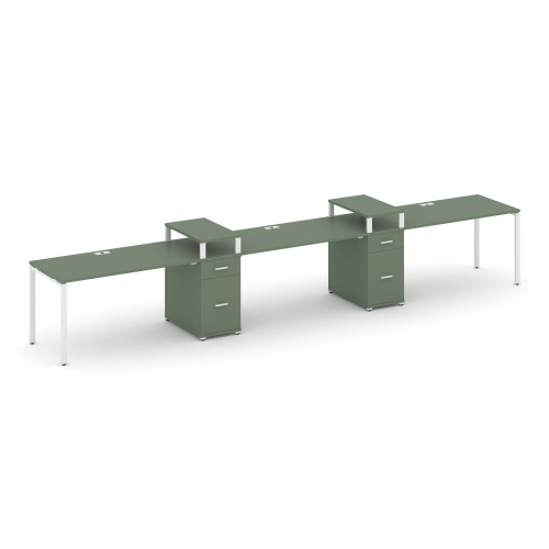 Бенч-система на 3 места с 2 опорными тумбами Concept CN.ORS-455 Бенч-система на 3 места с 2 опорными тумбами Concept CN.ORS-455