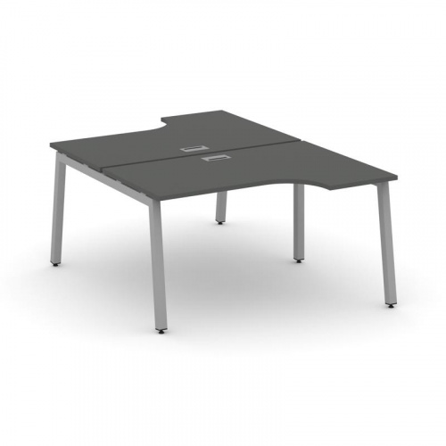 Style Project Рабочая станция эргоном. SN-5A.DRPA-012 Дуб Наварра/Металл Антрацит 1580*1432/1992*750 фото 12