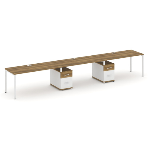 Бенч-система на 3 места с 2 опорными тумбами Concept CN.ORS-340 фото 8 Бенч-система на 3 места с 2 опорными тумбами Concept CN.ORS-340 фото 8