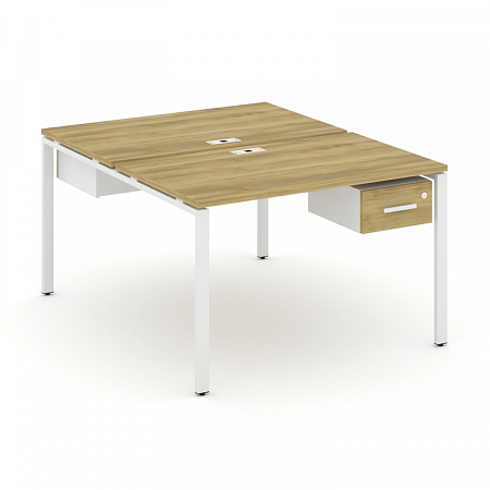 Бенч-система на 2 места с подвесными тумбами Concept CN.DRS-110