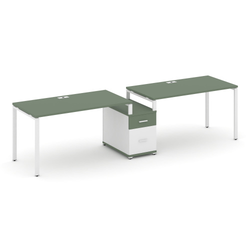 Бенч-система на 2 места с 1 опорной тумбой Concept CN.ORS-307 фото 7