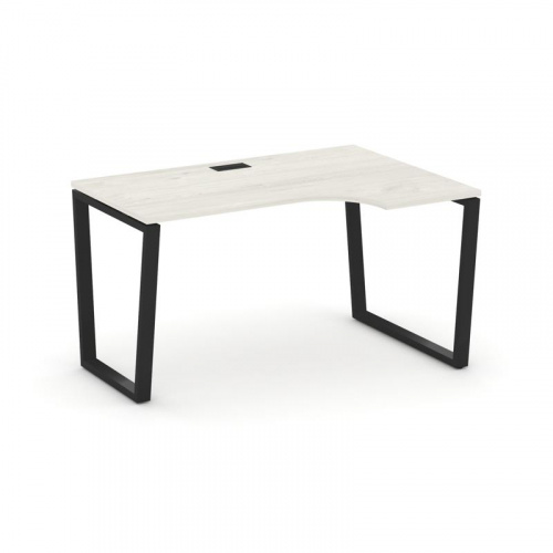 Style Project Стол рабочий эргоном. SN-6T2.SPA-011(R) Акация Лорка/Металл Антрацит/Заглушка Пластик фото 6 Style Project Стол рабочий эргоном. SN-6T2.SPA-011(R) Акация Лорка/Металл Антрацит/Заглушка Пластик фото 6