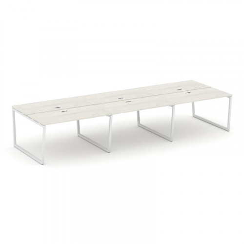 Style Project Рабочая станция 2-х сторон. SN-4T2.DRS-072 Акация Лорка/Металл Антрацит/Заглушка Пласт фото 12