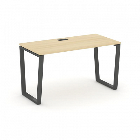 Style Project Стол письменный SN-6T2.SP-012 Акация Лорка/Металл Антрацит/Заглушка Пластик Черный 118