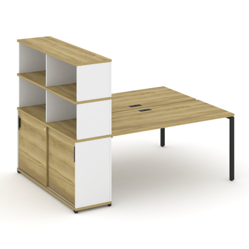 Бенч-система с опорным шкафом-купе с надставкой Concept CN.DRS-244 фото 6