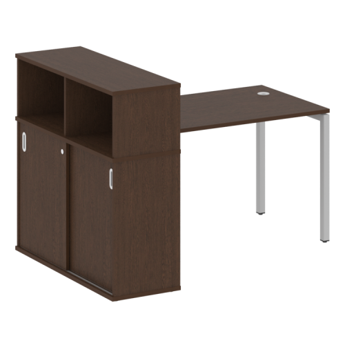 Стол офисный с шкафом-купе на П-обр. м/к Metal System Quattro 40БП.РС-СШК-3.2 фото 11 Стол офисный с шкафом-купе на П-обр. м/к Metal System Quattro 40БП.РС-СШК-3.2 фото 11