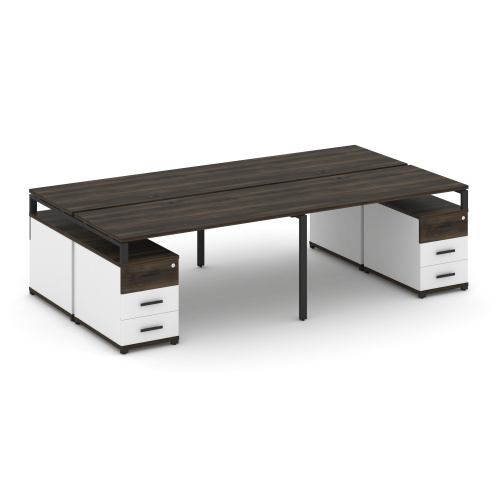 Бенч-система на 4 места с 2 опорными тумбами Concept CN.DRS-327 фото 9 Бенч-система на 4 места с 2 опорными тумбами Concept CN.DRS-327 фото 9