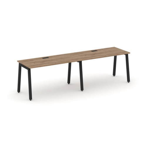 Style Project Рабочая станция 1 сторон. SN-5A.ORS-004 Дуб Наварра/Металл Белый 3160*600*750 фото 3