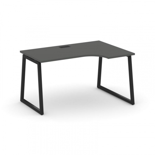 Style Project Стол рабочий эргоном. SN-4T1.SPA-002(R) Акация Лорка/Металл Антрацит/Заглушка Пластик фото 7 Style Project Стол рабочий эргоном. SN-4T1.SPA-002(R) Акация Лорка/Металл Антрацит/Заглушка Пластик фото 7