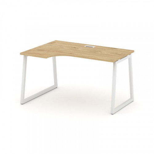 Style Project Стол рабочий эргоном. SN-4T1.SPA-021(L) Акация Лорка/Металл Антрацит/Заглушка Пластик фото 3 Style Project Стол рабочий эргоном. SN-4T1.SPA-021(L) Акация Лорка/Металл Антрацит/Заглушка Пластик фото 3