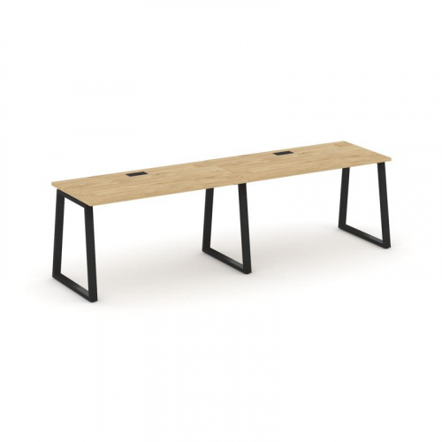 Style Project Рабочая станция 1 сторон. SN-6T1.ORS-003 Акация Лорка/Металл Антрацит/Заглушка Пластик Style Project Рабочая станция 1 сторон. SN-6T1.ORS-003 Акация Лорка/Металл Антрацит/Заглушка Пластик