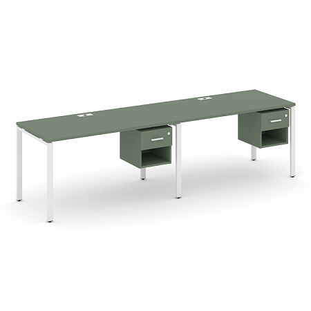 Бенч-система на 2 места с подвесными тумбами Concept CN.ORS-120