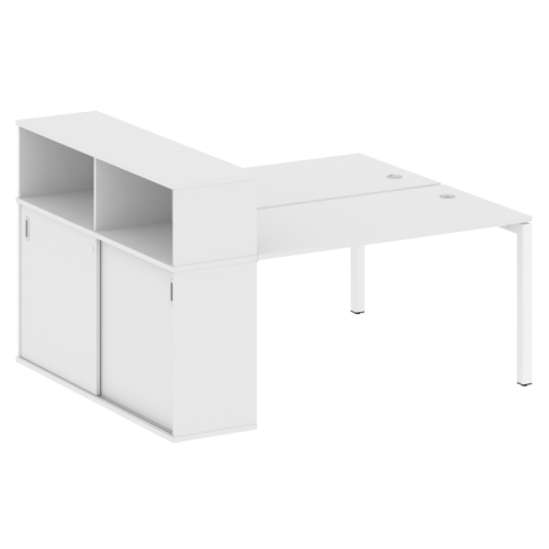 Бенч-система с шкафом-купе на П-обр. м/к Metal System Quattro 50БП.РС-СШК-2.3 фото 13 Бенч-система с шкафом-купе на П-обр. м/к Metal System Quattro 50БП.РС-СШК-2.3 фото 13