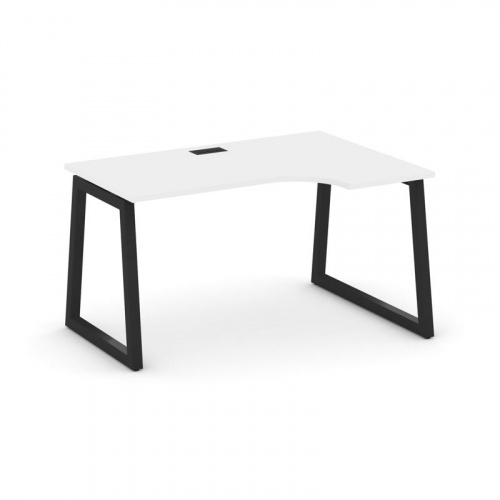 Style Project Стол рабочий эргоном. SN-5T1.SPA-001(R) Акация Лорка/Металл Антрацит/Заглушка Пластик фото 4 Style Project Стол рабочий эргоном. SN-5T1.SPA-001(R) Акация Лорка/Металл Антрацит/Заглушка Пластик фото 4