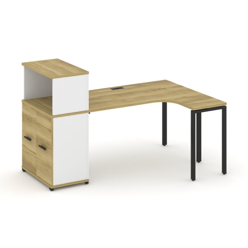 Стол эргономичный с опорным распашным шкафом Concept CN.SA-213(R)