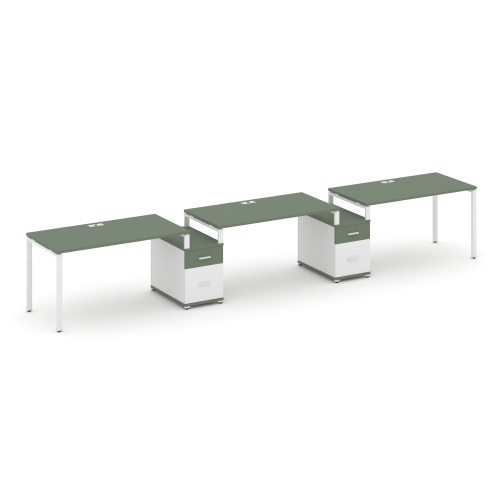 Бенч-система на 3 места с 2 опорными тумбами Concept CN.ORS-329 фото 5 Бенч-система на 3 места с 2 опорными тумбами Concept CN.ORS-329 фото 5