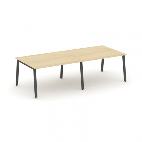 Style Project Стол переговорный SN-6A.SPRG-044.3 Дуб Наварра/Металл Белый 3160*1180*750 фото 27