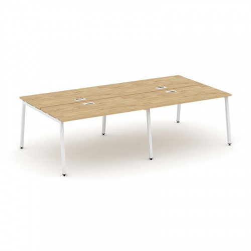 Style Project Рабочая станция 2-х сторон. SN-4A.DRS-034 Акация Лорка/Металл Белый 3160*1232*750 фото 18