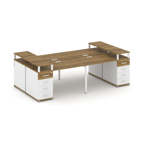 Бенч-система на 4 места с 2 опорными тумбами Concept CN.DRS-441 фото 8 Бенч-система на 4 места с 2 опорными тумбами Concept CN.DRS-441 фото 8