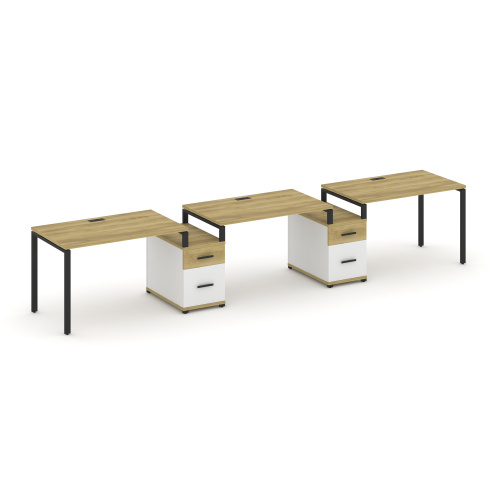 Бенч-система на 3 места с 2 опорными тумбами Concept CN.ORS-330 фото 6