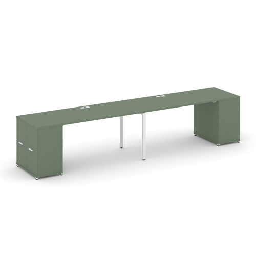 Бенч-система с опорными распашными шкафами Concept CN.ORS-220 Бенч-система с опорными распашными шкафами Concept CN.ORS-220